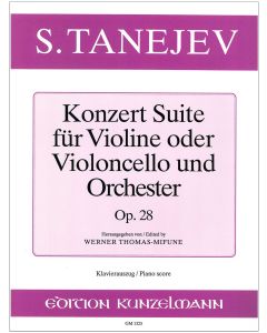 Konzert-Suite op. 28 für Violine (Violoncello) und Orchester