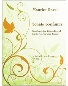 Sonate posthume for cello and piano