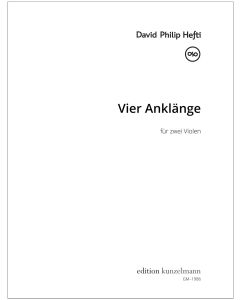 Vier Anklänge (Four reminiscences)