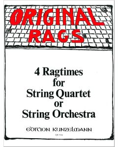 4 ragtimes for string quartet