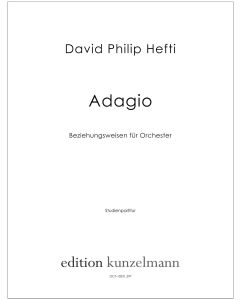 Adagio, Beziehungsweisen für Orchester