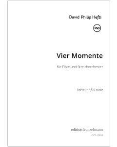 Vier Momente, für Flöte und Streichorchester