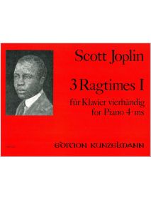 3 ragtimes for piano four hands, Volume 1