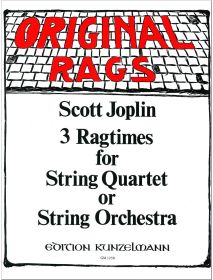 3 Ragtimes für Streichquartett oder Streichorchester, Band 1