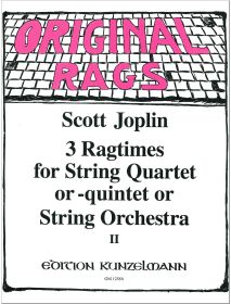 3 ragtimes for string quartet or string orchestra, Volume 2