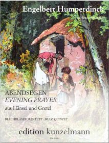 Evening prayer from Hansel and Gretel, Version for brass quintet