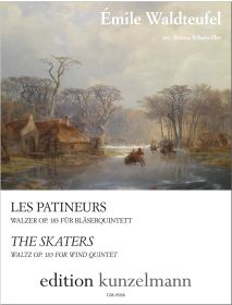 Les patineurs (Die Schlittschuhläufer), für Bläserquintett