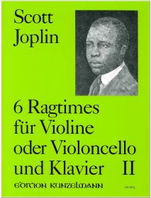 6 ragtimes for violin and piano, Volume 2