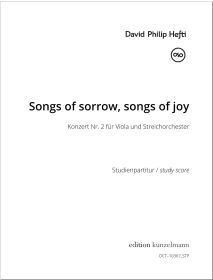 Songs of sorrow, songs of joy